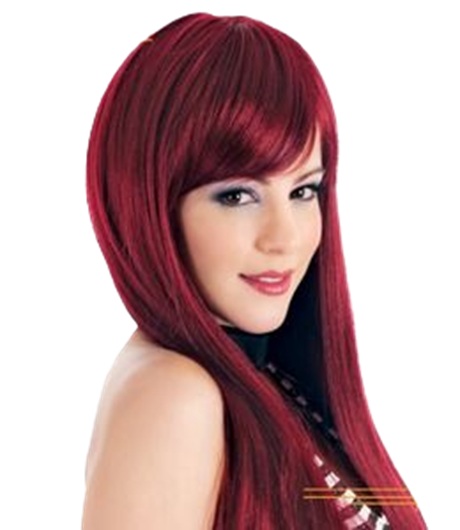 Professional hair colouring results